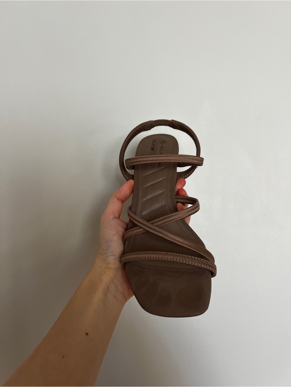Call It Spring Brown Strappy Block Heel Sandal - Picture 2 of 3